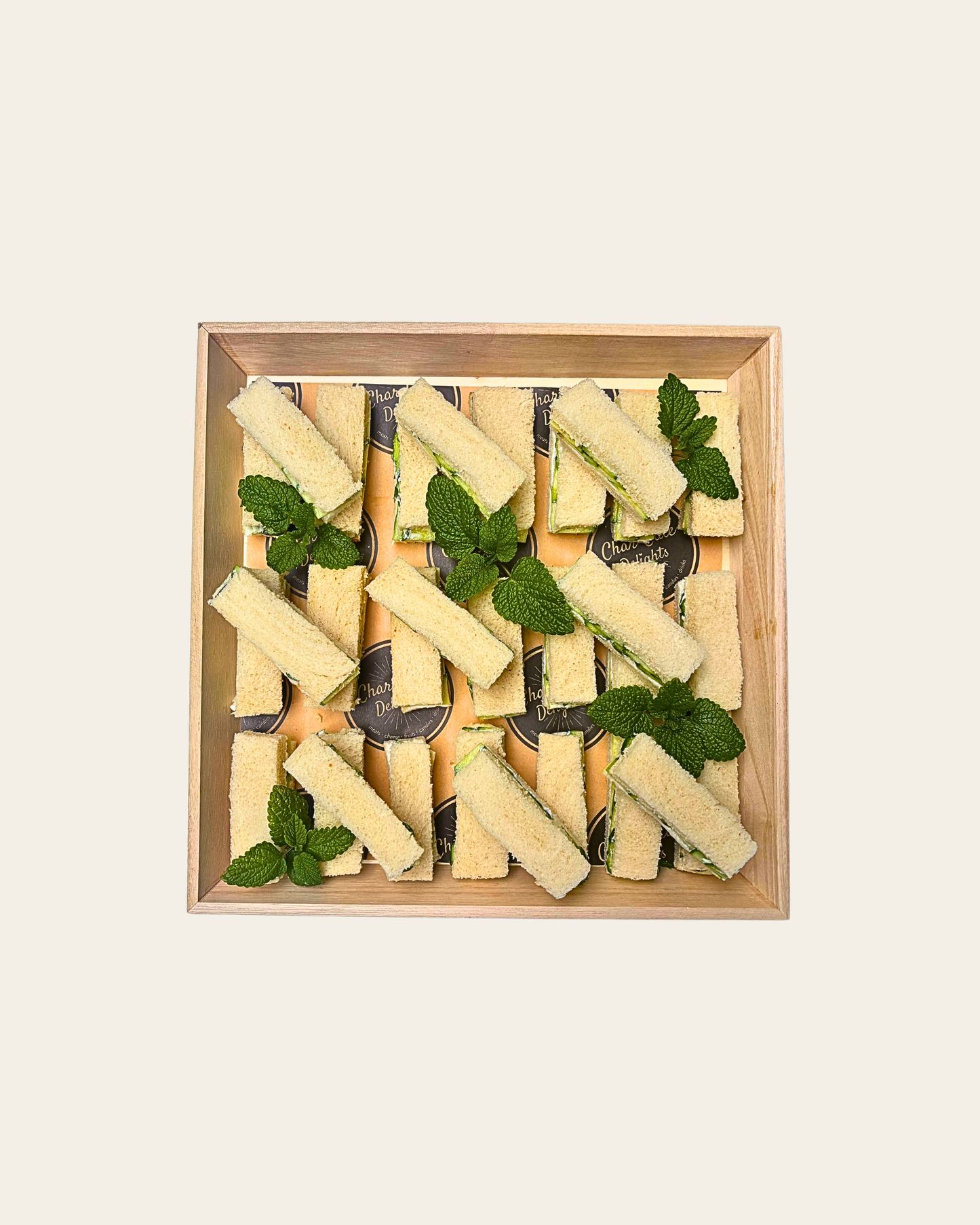 English Cucumber Tea Sandwich Board