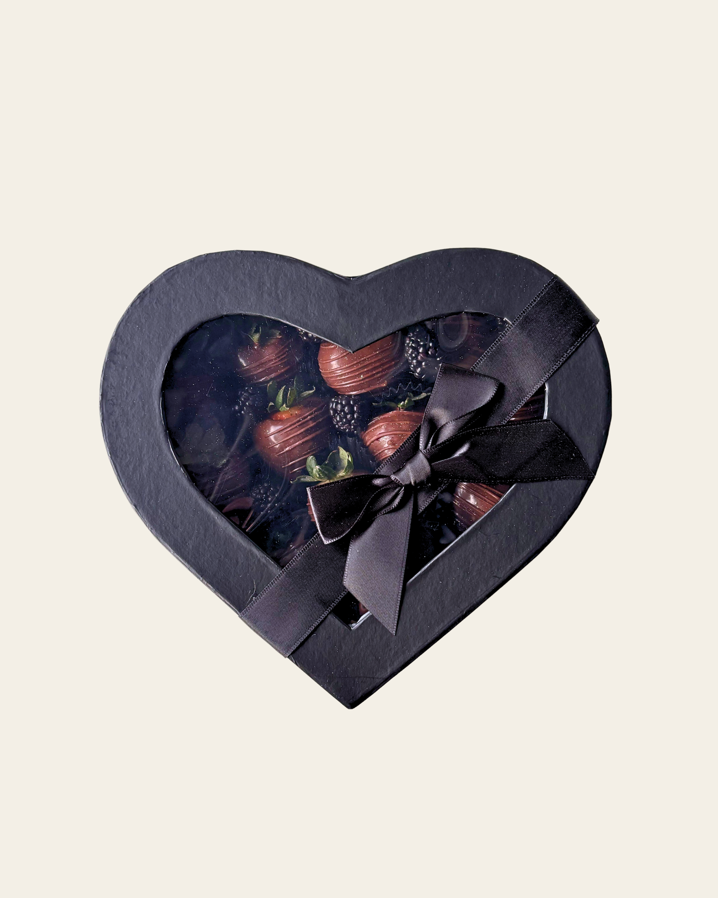 Signature Chocolate Strawberry Heart Box