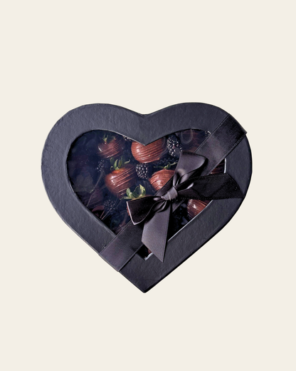 Signature Chocolate Strawberry Heart Box