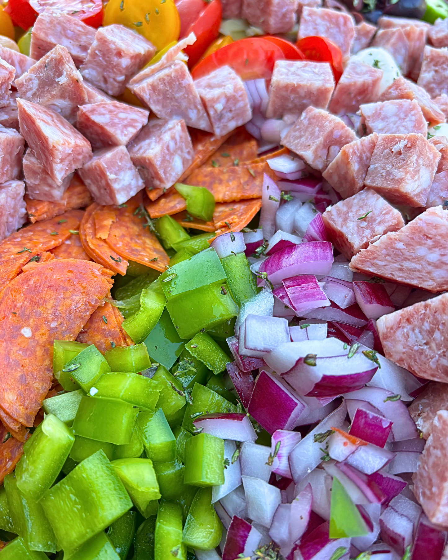 Antipasto Pasta Salad (Serves 12)