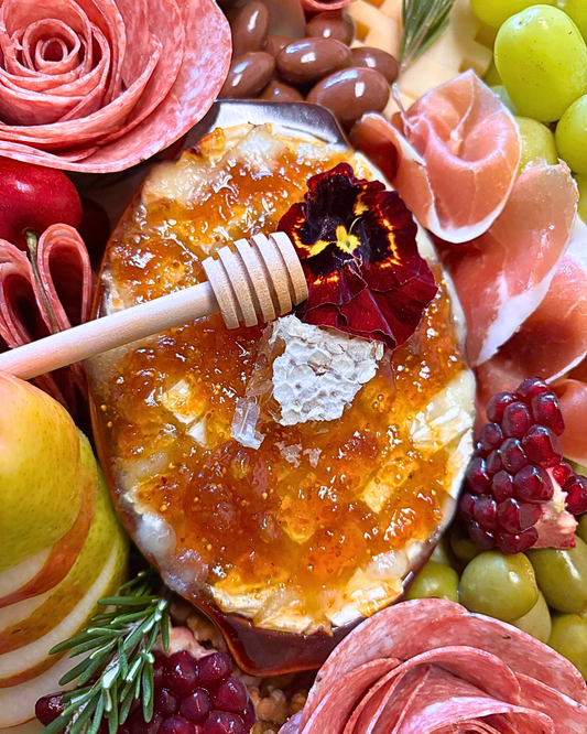 Signature Baked Brie Charcuterie Board