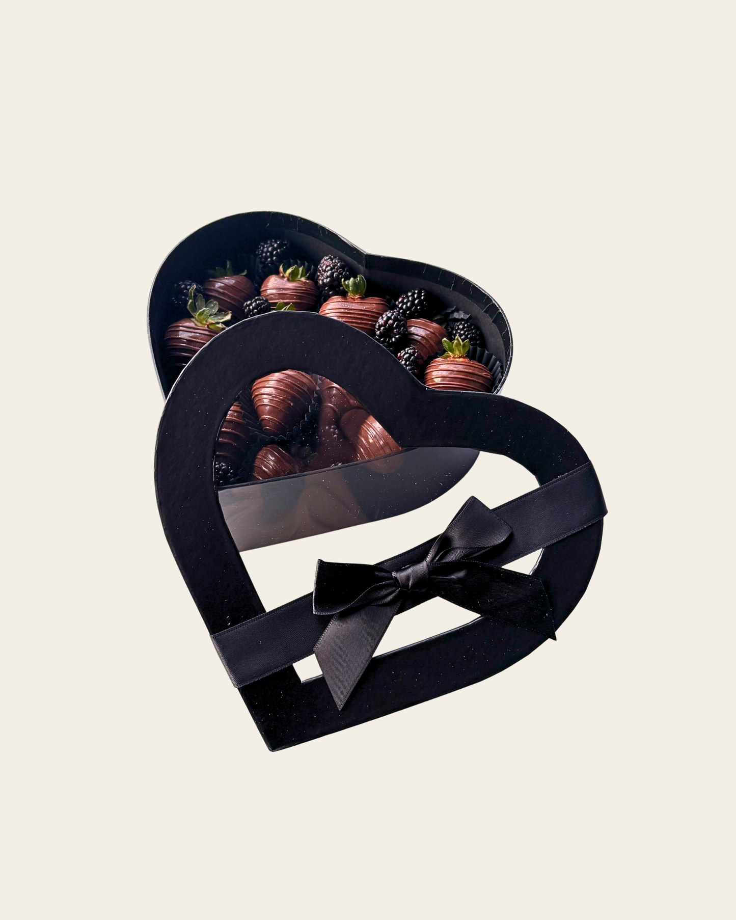 Signature Chocolate Strawberry Heart Box
