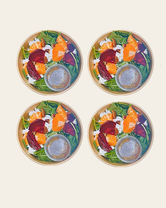 Citrus Beet & Goat Cheese Salad Cups