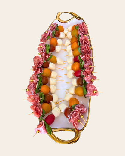Salami Caprese Skewers