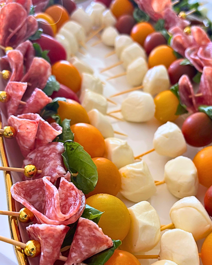 Salami Caprese Skewers